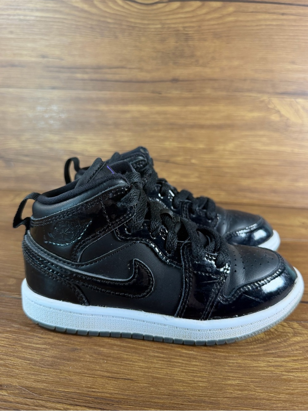 Nike Air Jordan 1 Mid SE 'Space Jam' PS Size 11 Sneakers Shoes DV1339-004 Black